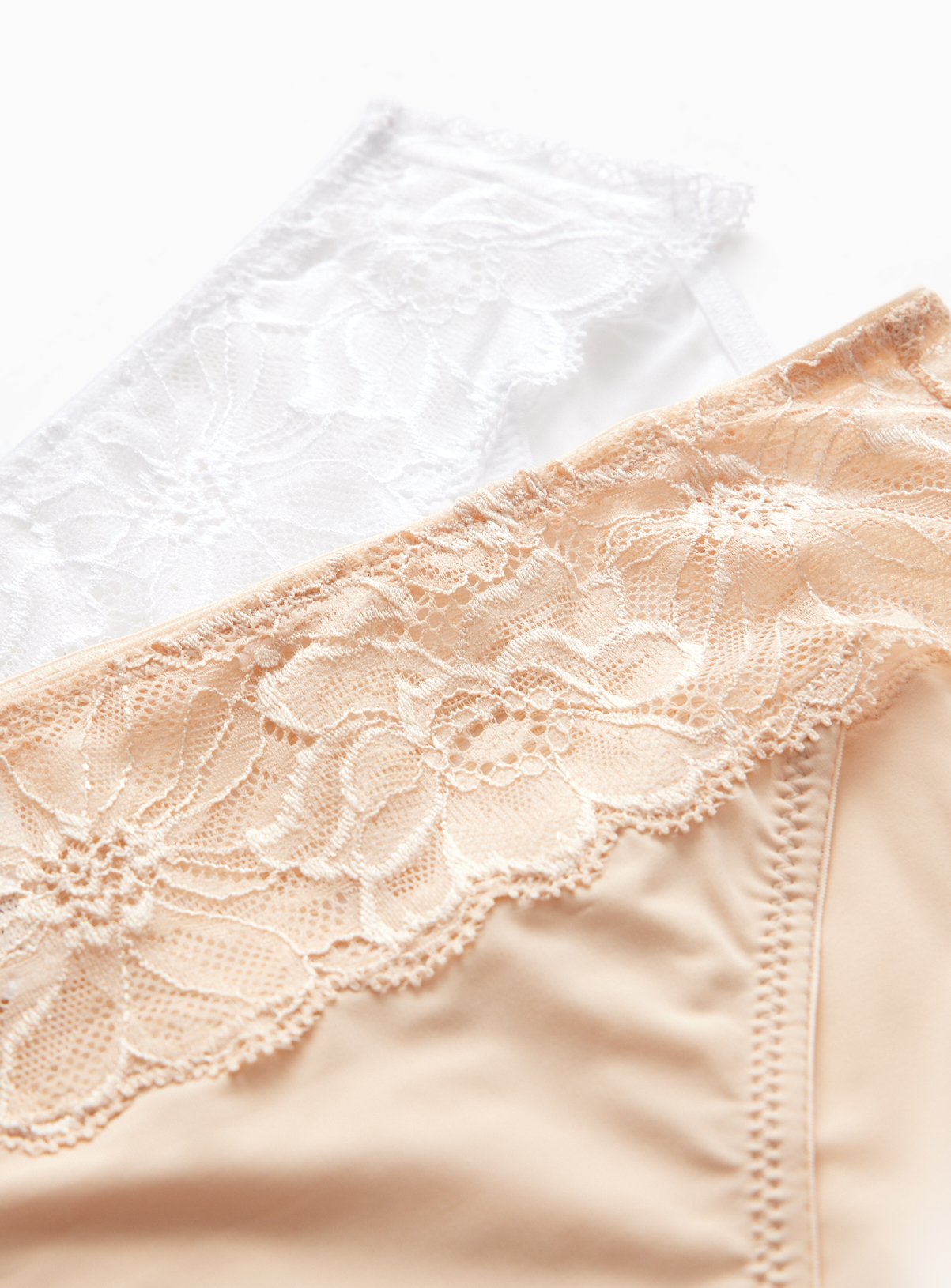 Floral Trim High Leg Knickers 3 Pack  20 - Image 3 thumbnail